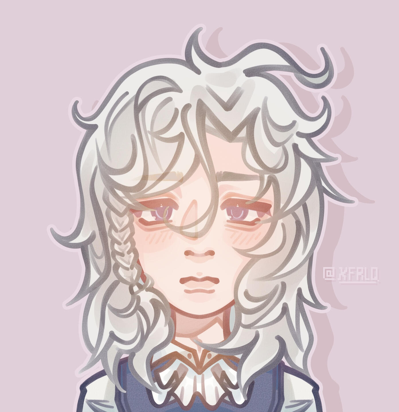 bust-up colored lineart