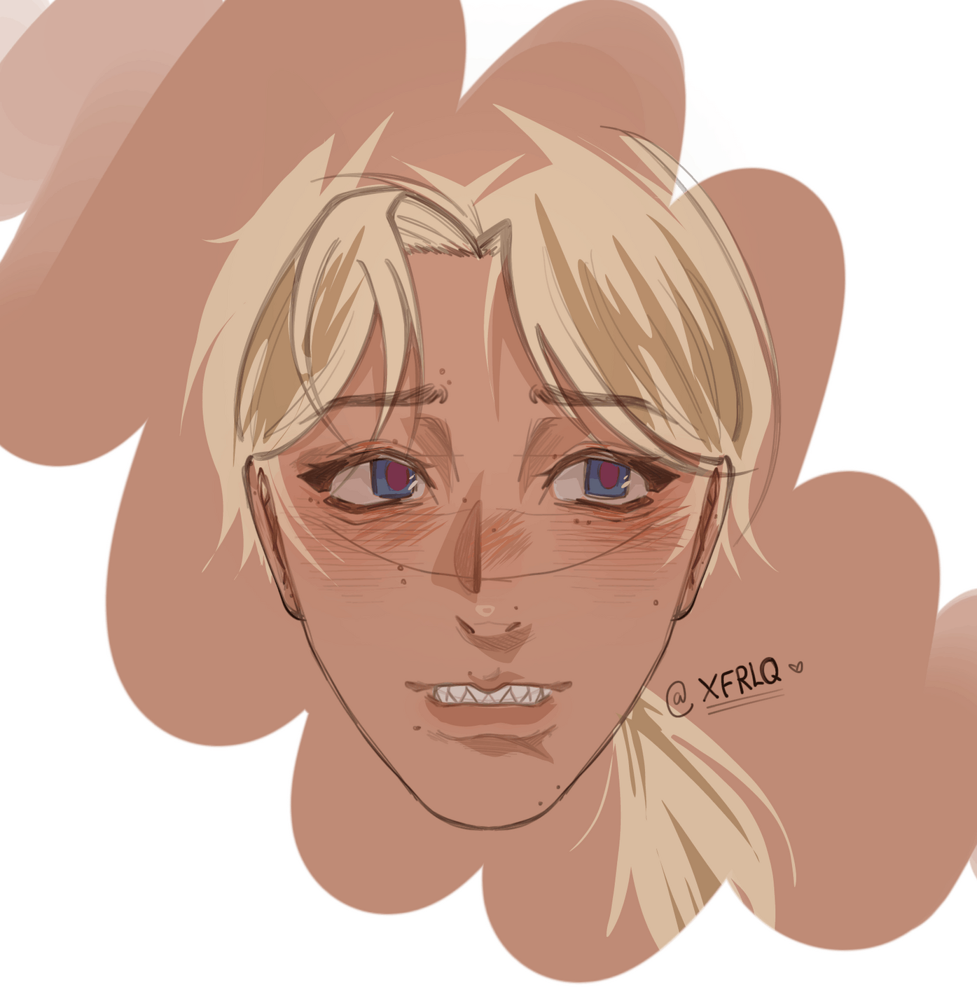 headshot colored lineart